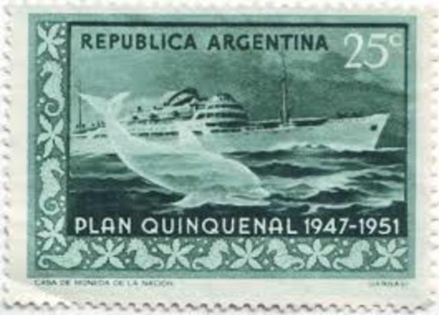 Comienzo del Primer Plan Quinquenal