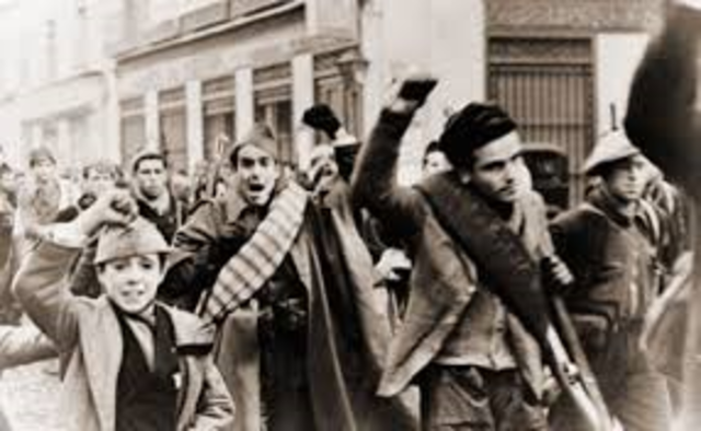 civil war erupt in spain