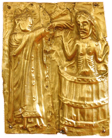 Harald Blåtand bliver døbt