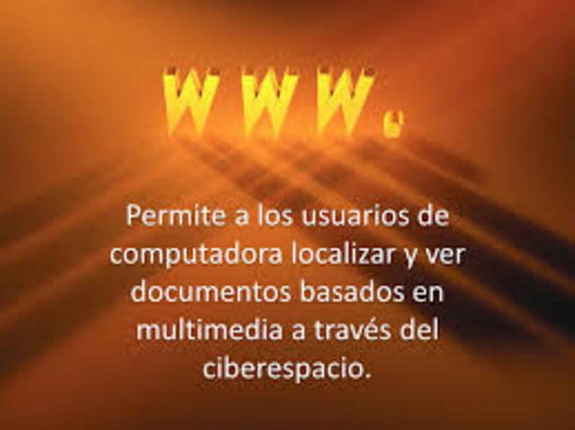 Se crea la World Wide Web, se desarrolla el código para la WWW