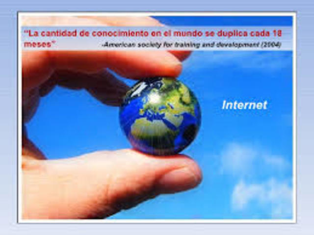 La cantidad de usuarios de internet se duplica cada 6 meses
