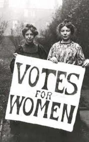 Women get votes