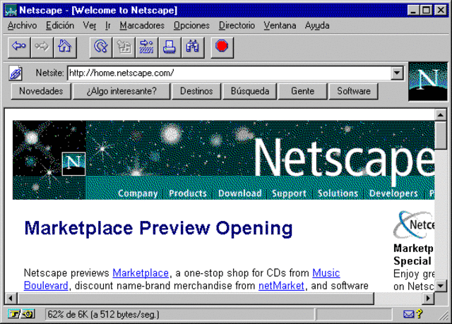 Web Netscape Navigator