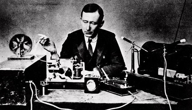 Primera trensmisión transatlántica de Marconi