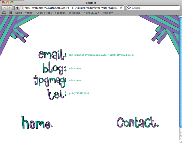First website created.