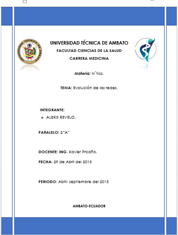 Informacion del estudiante