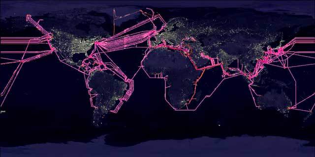 Completion of an around the world Fiber Optic Cable