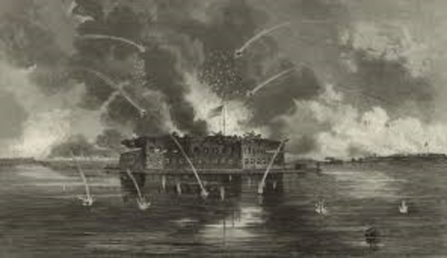 The attack on Fort Sumter