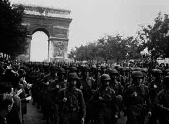 Germans march into Paris
