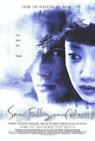 Roman novel "Snow Falling'' written by David Guterson