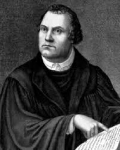 Martin Luther becomes a Monk