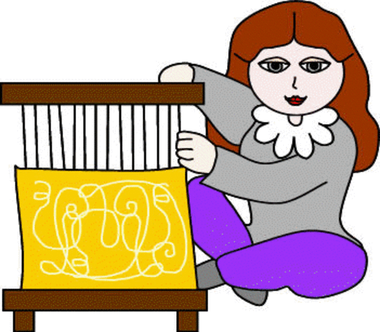 Arachne is famous throughout Greece for her beautiful weaving