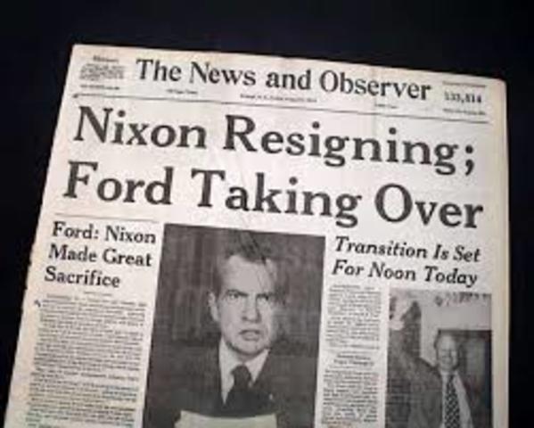 Nixon Resigns