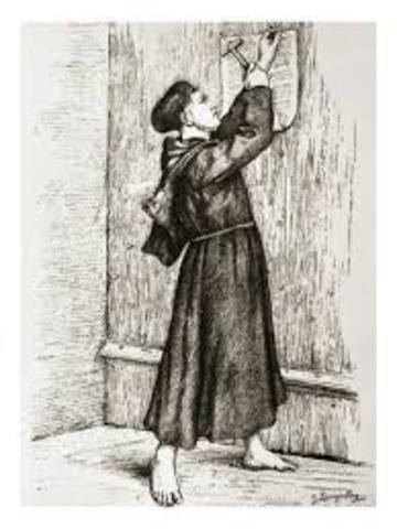 posting of the 95 theses
