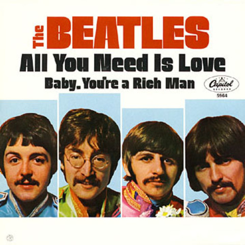 All You Need Is Love/ Baby You're a Rich Man single released