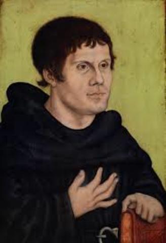 Martin Luther Becomes A Monk