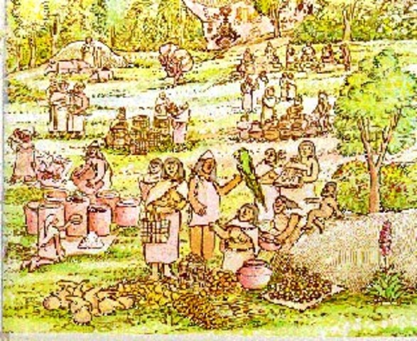 Les premiers habitants étaient les Muiscas (Une tribu indienne qui parle chibcha)