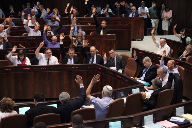 נערכת הצבעה על ההסתייגויות