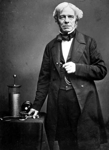 Michael Faraday  (1791 a 1867, Británico)