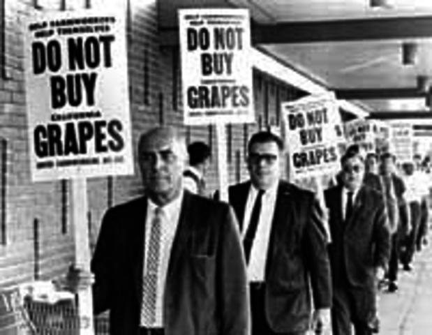 Cesar Chavez forms the united farm workers association