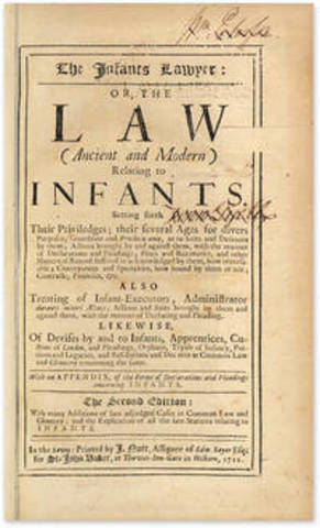 Infant's Lawyer Published