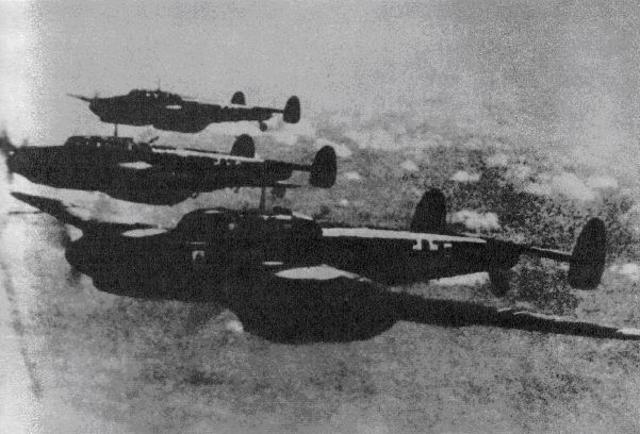 Перше бомбардування Запоріжжя німцями