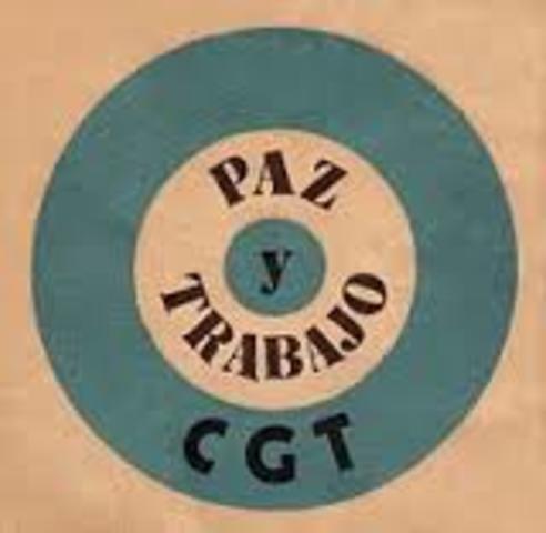 Creación de la CGT. Reúne a los trabajadores por rama de industria.