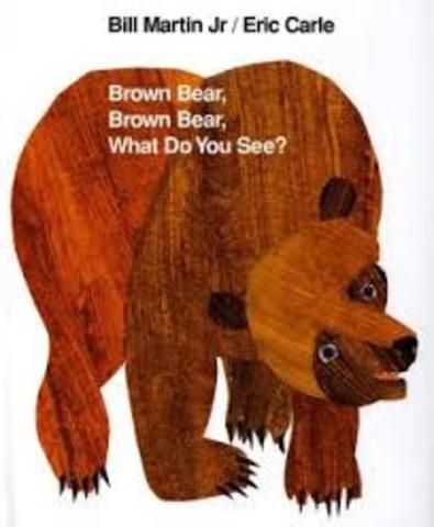 Reading Brown Bear in Kindergarten