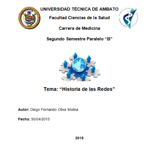 HISTORIA DE LAS REDES