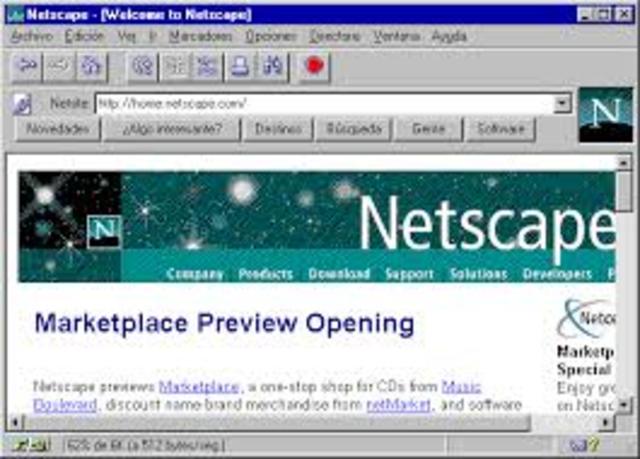 Aparece Web Netscape Navigator