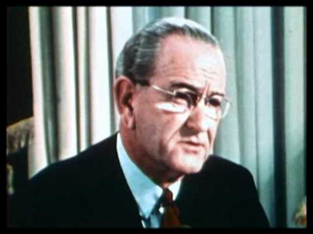 Lyndon Johnson announces he will not seek re-election in 1968