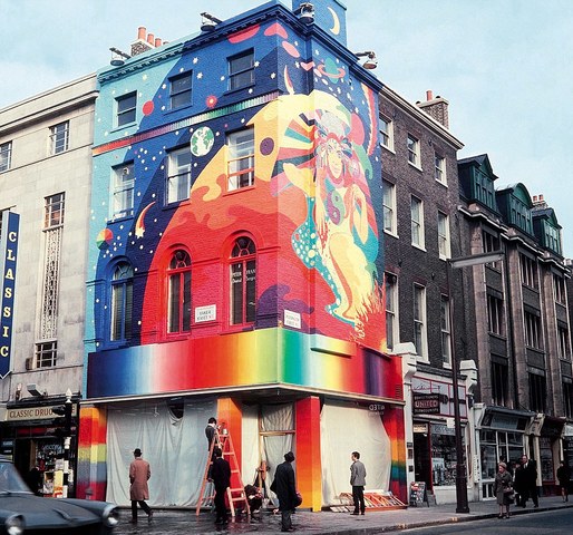 The Beatles' Apple Shop opens in London