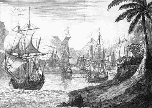 Cortes sails to Yucatan