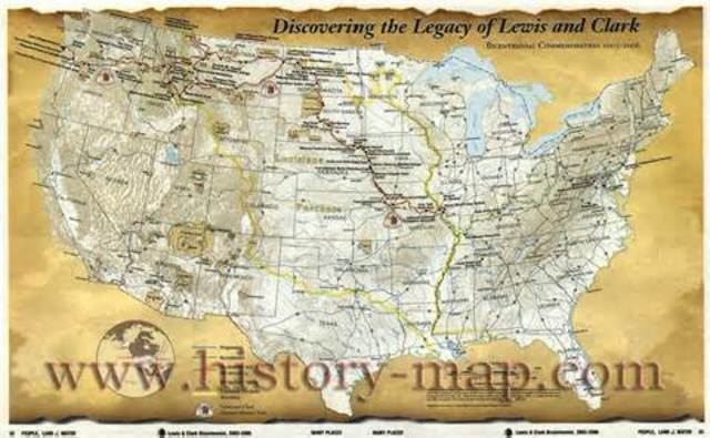 Lewis and Clark departeure