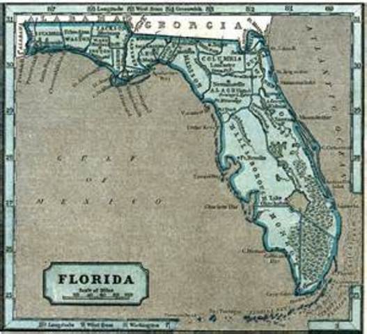 Florida becomes a state