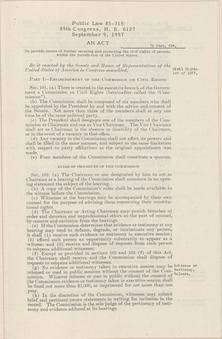 Civil Rights act passed