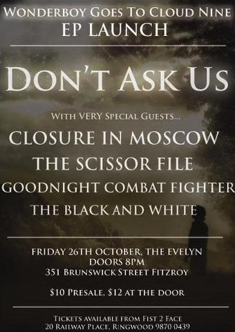 East Coast tour begins