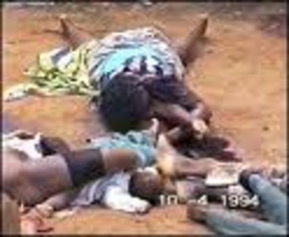 The killing begins in Rwanda
