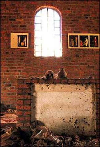 The slaughter of thousands of Rwandese occurs in a Church