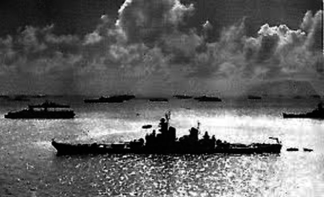 The battle of Leyte Gulf