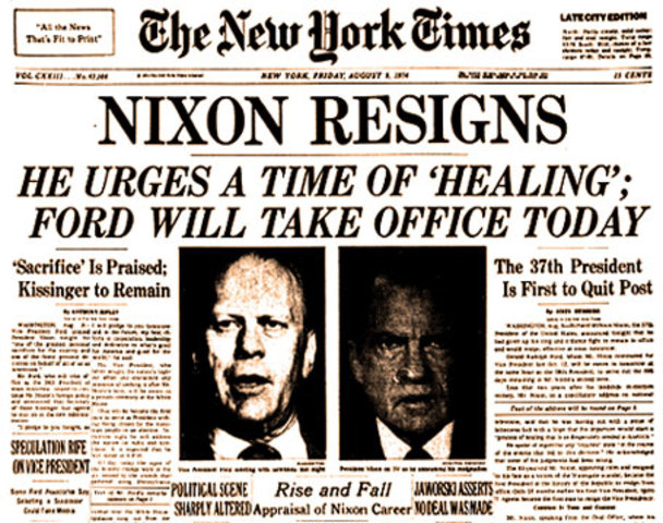 Nixon Resigns