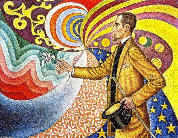 Retrato a Félix Feneón. Paul Signac.