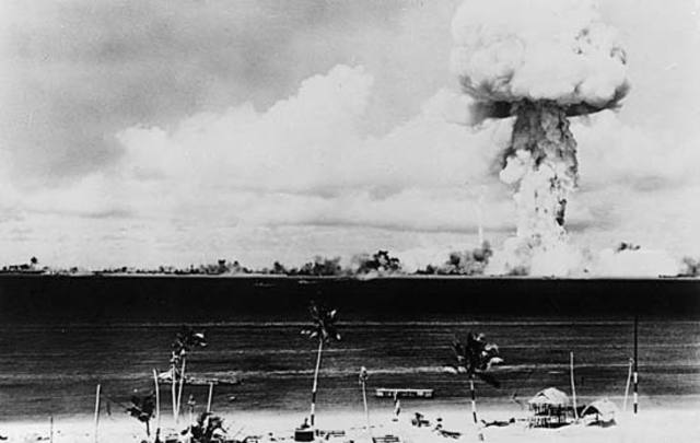 First Aerial Hydrogen Bomb Test