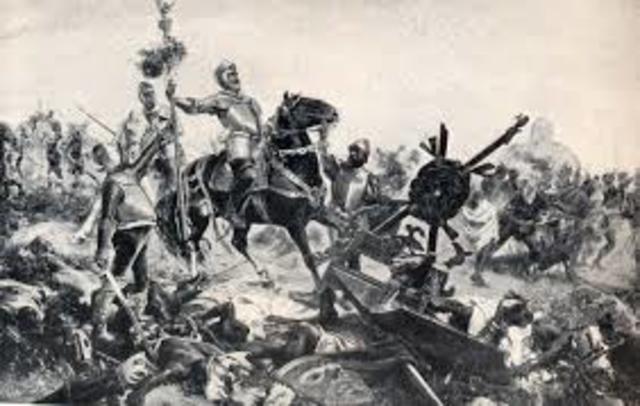 Cortez Defeat Aztecs