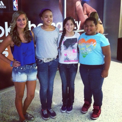 3rd row at the Justin Bieber Concert.