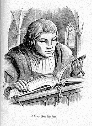 luther becomes a monk