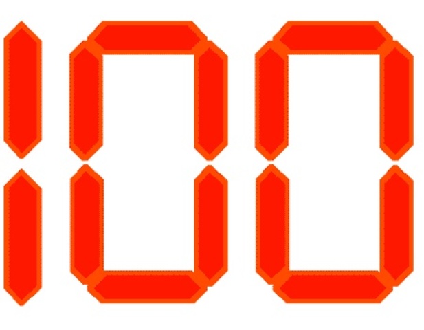 Played his 100th game