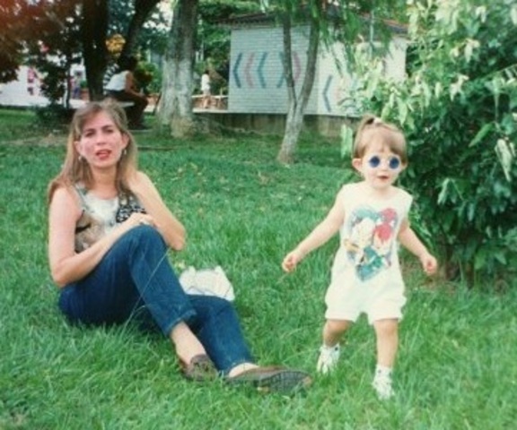 La mejor foto con mi mami