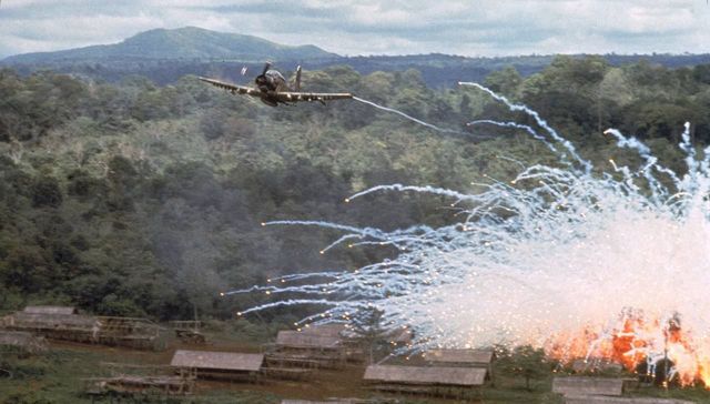 four f 4c phontoms conducted a bombing raid