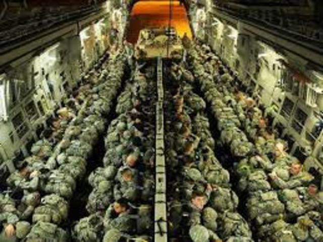 500,000 troops are now stationed